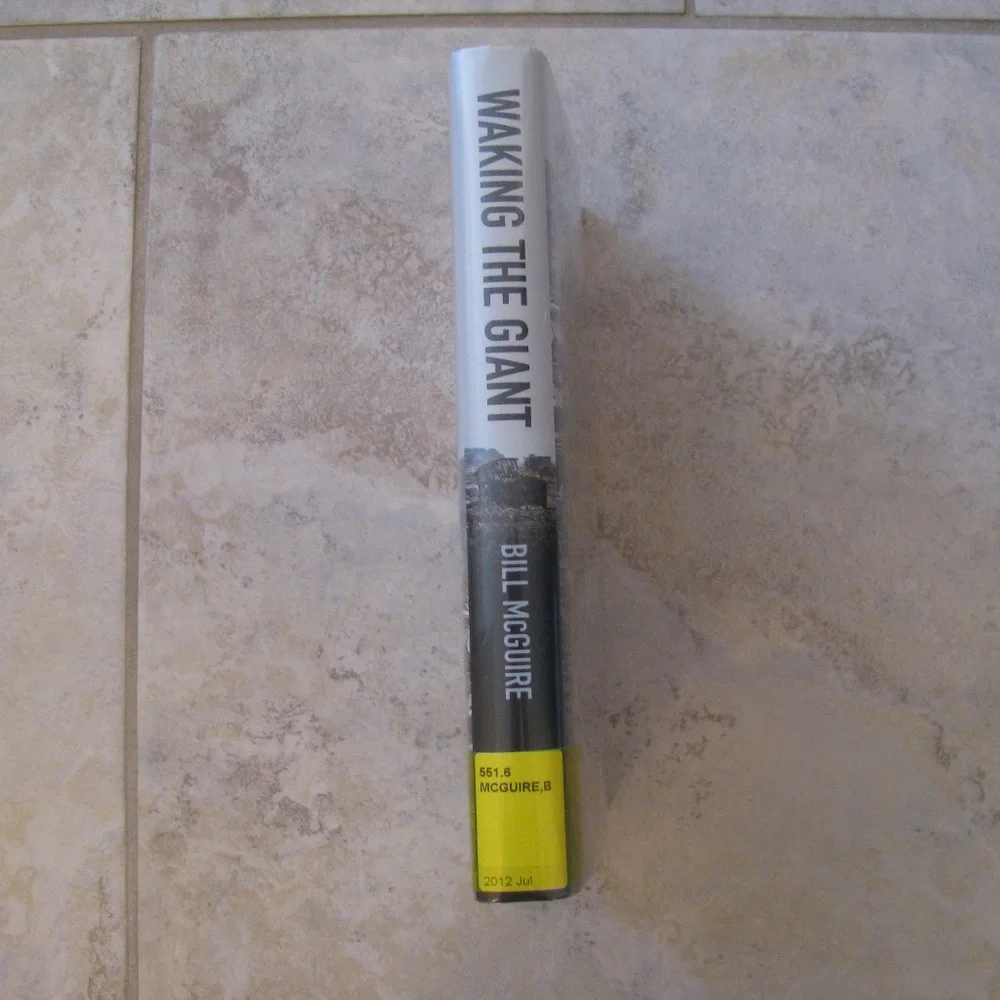 Waking The Giant by Bill McGuire Changing Climate Hardcover Book Home Library